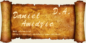 Daniel Amidžić vizit kartica